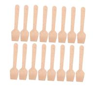 HIAKDOFT 300 Pièces Mini Cuillère En Cuillères De Cuisine En De Dessert En Concave Mini De Dégustation Petites Pour Beige