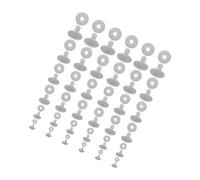 HIAKDOFT 36 Pièces Removable Plastic Doll Joints Connectors for DIY Plush Animal Crafting with Multiple for Bear Limbs and Head Movement