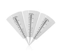 HIAKDOFT 3pièces Pluviomètre Transparent avec Échelle pour Mesurer Les Précipitations Le Jardin Outil Pratique Et pour Évaluer La Pluie