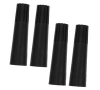 HIAKDOFT 4 Pièces Adaptateur de Tige Filetée Plastique pour Balai et Raclette Connecteur à Tête Tour pour Manche Lot de Accessoires Extension Polyvalents pour Outils de Nettoyage Ménager