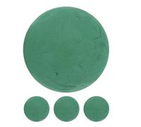 HIAKDOFT 4 Pièces Boue pour composition en boule support pour composition rond mousse de fleurs sèches fournitures blocs de fleurs en mousse Green