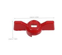 HIAKDOFT 4 Pièces Poignée de Valve Remplacement Levier Vanne Eau Extérieur Robinet Jardin Compatible Manette Valve Sphérique