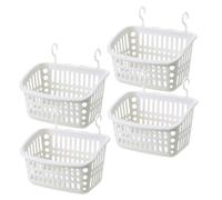 HIAKDOFT 4 Pièces pour Rongeurs avec Crochets Polyvalente pour Petits Animaux Cachette Chinchilla Hamac Cosy pour Cochon Hamster et Hérisson Gris Blanc