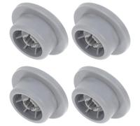 HIAKDOFT 4 pièces Roulettes de Remplacement pour Lave Vaisselle Lot de Roues Plastique pour Chariot Inférieur Compatible avec Bosch et Durable et Facile à Installer