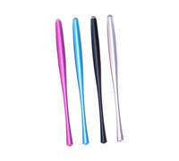 HIAKDOFT 4 pièces Stylet Capacitif Métal Pointe Fibre de Remplacement Stylo Tactile Haute Précision pour Tablette et Smartphone Rouge Argent Noir Bleu