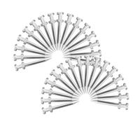 HIAKDOFT 40 pièces Chaussures Crampons Pelouse Métal Pointes Aérateur Gazon Robustes Accessoires pour Aérateur Chaussures Durables et Multi-usages pour Jardin et Gazon