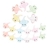 HIAKDOFT 40 Pièces Miniature Micro Fish Figurines Résine Colorées Décoratives pour Aquarium et Terrarium Accessoires Tropicaux pour Création de Paysages sous-Marins