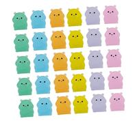 HIAKDOFT 48 Pièces Mini Hamster Figurines Glow in The Dark Resin Small Mouse Sculptures for DIY Craft Fairy Garden Potted Plants Car Interior Micro Landscape Decorations