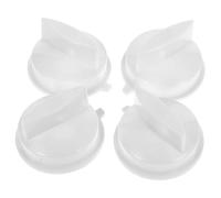 HIAKDOFT 4pièces Boutons De Minuterie Ajustables Pour - Remplacement Pour Contrôle De Four Et Cuisinière Pratique Pour Cuisines Et Bureaux