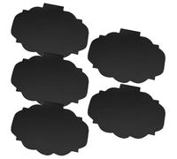 HIAKDOFT 5 pièces Étiquettes Mini Tableau Noir Clip pour Panier Supports Affichage Prix et Messages Clips Résistants pour Étiquettes Bacs et Boîtes Usage Magasin Cuisine Bureau