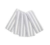 HIAKDOFT 5 pièces Lot de Lingettes Lavables Microfibre pour Vadrouille Plate Recharges Auto-adhésives Réutilisables pour Sols et Carrelage Nettoyage et Rapide