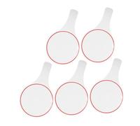 HIAKDOFT 5 pièces Lot de Tableaux de Score Effaçables à Sec Pagaies de Vote Portables à Face Simple Tableaux Blancs pour Juges et Notation Accessoires Polyvalents pour Enchères et Magasins