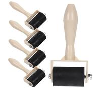 HIAKDOFT 5 pièces Set de Encreurs pour Linogravure Lisses Applicateurs Encre Faciles à Manier pour Garçon Fille Outils de Marouflage et Impression Artistique
