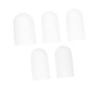 HIAKDOFT 5 pièces Silicone Finger Caps Protection Doigtier Antidérapant Renfort Prévention Coupure pour Hommes et Femmes