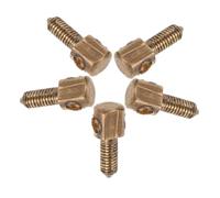 HIAKDOFT 5 Pièces Vis de pour Archet Violon Alto Violoncelle Vis Métallique pour Tension de Corde Accessoires de Réparation pour Archets Ajustement Stable et Facile