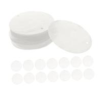 HIAKDOFT 50 pièces Coquilles Rondes Naturelles à Deux pour Bricolage Accessoires Décoration Carillon Éolien et Création Bijoux DIY