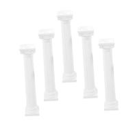 HIAKDOFT 5pièces Pilier Romain Décoratif Mini Colonne Romaine Statue De Pilier Décoration De Bureau Accessoire Photo Décor De Table