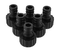 HIAKDOFT 6 pièces Connecteurs Plastique pour Tuyau Arrosage Adaptateurs Universels pour Raccords de Jardin Facile et Fiable pour Usage Domestique