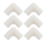 HIAKDOFT 6 Pièces Connecteurs Stable pour Plastique de en Barrières Bébé Blanc, Articulation d'angle 3 Voies, Structure Design Sécurisé et pour Parc Intérieur Garçon et Filles