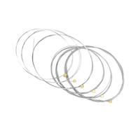 HIAKDOFT 6 pièces Cordes de Guitare Électrique Jeu de Remplacement pour Accessoires Guitare Clair et Confort