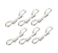 HIAKDOFT 6 pièces Crochets Double Extrémité de Zinc pour Laisses Chiens Mousquetons Polyvalents Légers et Durables pour Attaches Cordes et Accessoires Pet Buckle Hook
