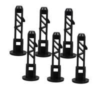 HIAKDOFT 6 pièces Kit Goupilles Charnière Nylon pour Couvercle Poubelle à roulettes Accessoires Robustes pour Réparation Couvercles Poubelles Extérieures Usage Domestique et Commercial