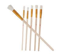 HIAKDOFT 6 Pièces Outils de Pollinisation Fruitière Pinceaux Doux pour Fleurs Légumes Poivrons Pollinisateur Portable Durable Outil pour Agriculture et Jardinage