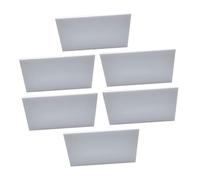 HIAKDOFT 6 pièces Polystyrene Foam Board Sheets Rectangular Craft Blocks For Carving And DIY Decoration Lightweight For Art Projects