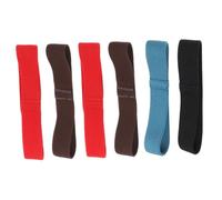 HIAKDOFT 6 pièces Sangles Élastiques Nylon pour Boîtes à Lunch Lot de Bandes Extensibles Robustes Maintien Pratique et Ajustable pour Boîtes à Tartines et Bento Usage Polyvalent pour