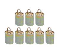 HIAKDOFT 8 Pièces Cloche de Fer pour Pâturage de Chèvres et Moutons Accessoires Robustess pour Élevage avec Puissant Résistante Corrosion Suspendue pour Suivi et Gestion des Troupeaux