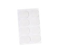 HIAKDOFT 8 pièces Coussins Silicone Transparent pour Embouchure Saxophone Alto Ténor Lot de Patches Confortables et Amortisseurs Anti-vibration pour Instruments à Vent