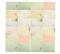 HIAKDOFT 80 pièces Set de Papiers à Lettre Vintage Colorés pour Écriture Papeterie Élégante Style Chinois Designs pour Correspondance Invitations et Scrapbooking