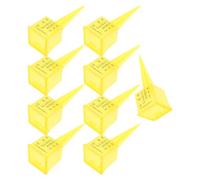 HIAKDOFT 9 pièces Jauge de Pluie Extérieure Résistante Aux Intempéries Outil de Mesure Précis pour Arrosage Jardin et Pelouse pour Suivi Pluie et Irrigation