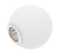 HIAKDOFT Abat Jour Verre Rond pour Lampe Plafond Boule Blanche Laiteuse Diffuseur Lumineux Doux pour Plafonnier Chambre Coucher Luminaire Moderne