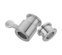 HIAKDOFT Accessoires pour Rôtissoire de Barbecue en Fer Chromé 2 Pièces de Remplacement Compatibles Grils Extérieurs Pièces Détachées pour Rôtissoires Rôtisserie et Cuisson Uniforme en