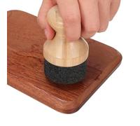 HIAKDOFT Applicateur Cire Huile avec Brosse Mousse Résistant et Facile à Utiliser pour Entretien Planches à et Préparation Alimentaire