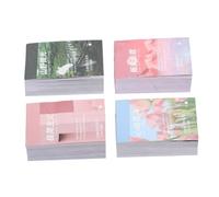 HIAKDOFT Autocollants pour Scrapbooking et Journaling Lot de 4 100 Feuilles par Livre Décorations DIY pour Carnets Albums Photos Calendriers Usage Manuel Présent