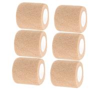 HIAKDOFT Bandage De Poignet Sportif Élastique Film Auto-adhésif 6 Rouleaux 5 Cm x 4,5 m Respirant Protection Entraînement Récupération Pour Activités Extérieures