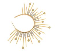 HIAKDOFT Bandeau Doré pour Cheveux Style Halo Sacré, Serrage-Tête Métallique Léger et Confortable, Accessoire Festif pour Carnaval, Cosplay et Fêtes, Bandeau Unique pour Femme et Fille