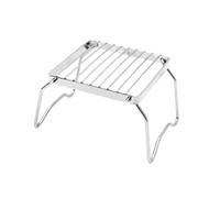 HIAKDOFT Barbecue Portable Pliable Acier Inoxydable Mini-Barbecue De Poche pour Camping Et Parc