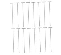 HIAKDOFT Barre en T en Fer Porte Cage à Oiseaux pour Petits Oiseaux en Colombophilie 16 Pièces Porte Unidirectionnelle Mécanisme Aiguille Unique pour Entrainement et Course de Pigeons