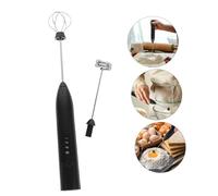 HIAKDOFT Batteur Électrique Portable USB Vitesses avec Double Mixer à Main Multifonction pour Œufs Crème et Pâtes Outil de Cuisine Compact Noir
