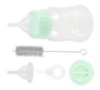 HIAKDOFT Biberon Allaitement pour et Chiots Vert Anti-Fuite Ergonomique et Portable Nourrisseur Souple pour Petits Animaux Facile à Utiliser et Transporter