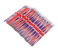 HIAKDOFT Bois Crayon de Couleurs Motif Drapeau Anglais, 60 Pièces | Crayon Portable pour Écrire et Peindre, Design Compact, Finition Décorative, Usage École et Anniversaire