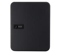 HIAKDOFT Boîte à Clés Murale Emplacements Armoire de Rangement Sécurisée avec Serrure à Code Organisateur Robuste pour Maison École Bureau et Commerce Finition Résistante Aux Rayures