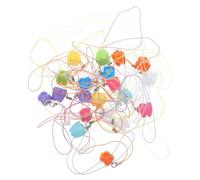 HIAKDOFT Boîte à Souvenirs pour Dents de Lait Garçon et Filles 24 Emplacements en Plastique Multicolore Rangement Sécurisé Couvercle Hermétique Pratique pour Conserver et Organiser les