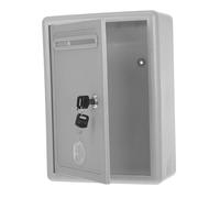 HIAKDOFT Boîte à Suggestions Murale Verrouillable Plastique et Métal Urne de Dons Sécurisée avec Fente Boîte Donation Résistante pour Lettres et Feedback