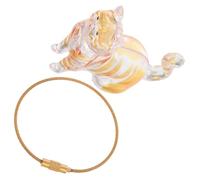 HIAKDOFT Boîte de Rangement Transparente pour Poils de Chat Porte-Clés Capsule Commémoratif en Résine Souvenir pour Animaux Accessoire Portable pour Collecte et Conservation des Poils