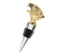 HIAKDOFT Bouchon de Bouteille Décoratif Doré Joint Hermétique pour Vin Accessoire Pratique pour Maison et Bar Cadeau Original pour Amateurs de Vin
