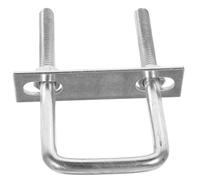 HIAKDOFT Boulons U Carrés Galvanisés Acier Robuste pour Remorque et Bateau Haute Dureté Antirouille Usage Industriel et Domestique Installation Facile